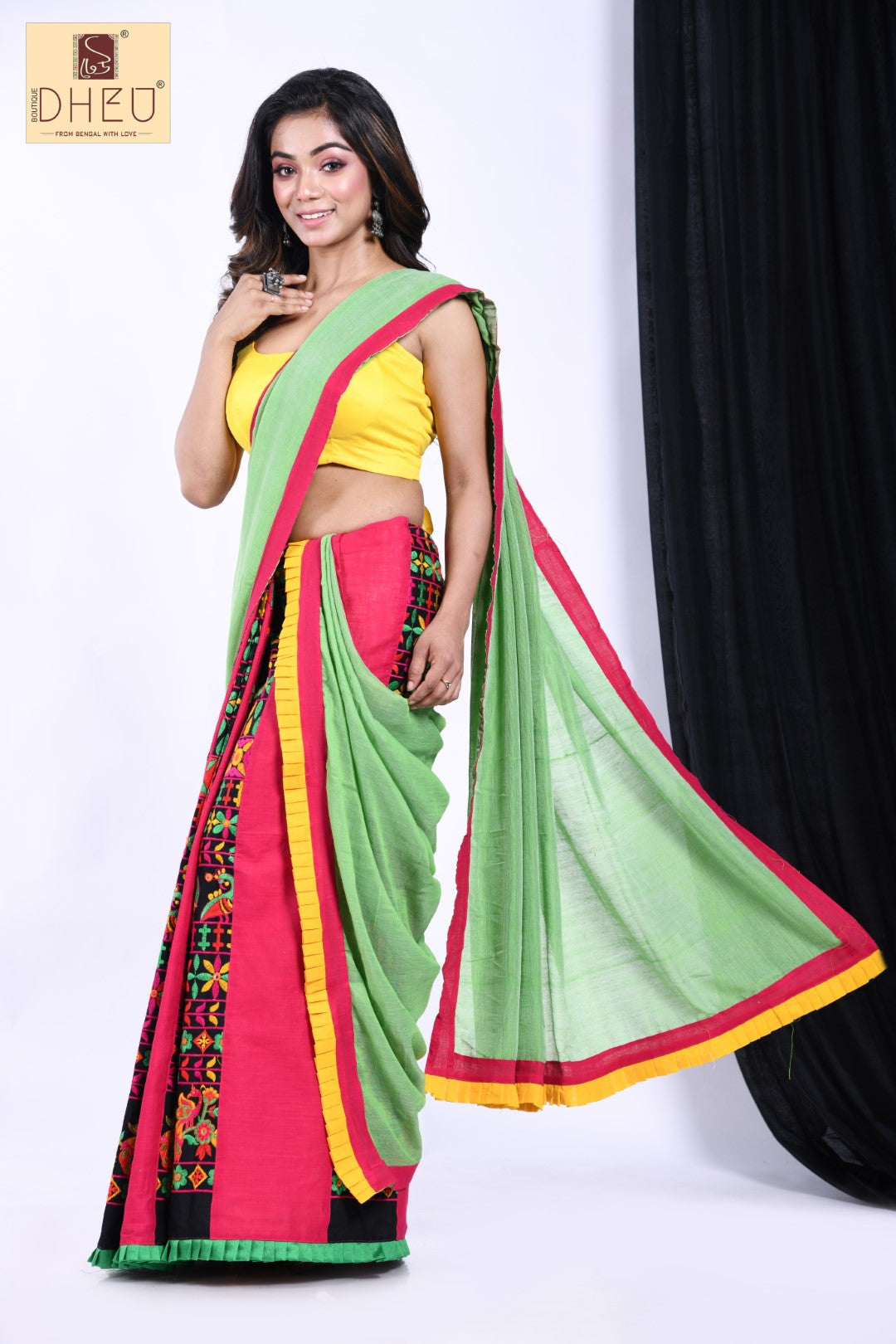 Kach ki Jodi- - Dheu Designer Mekhela Couple set