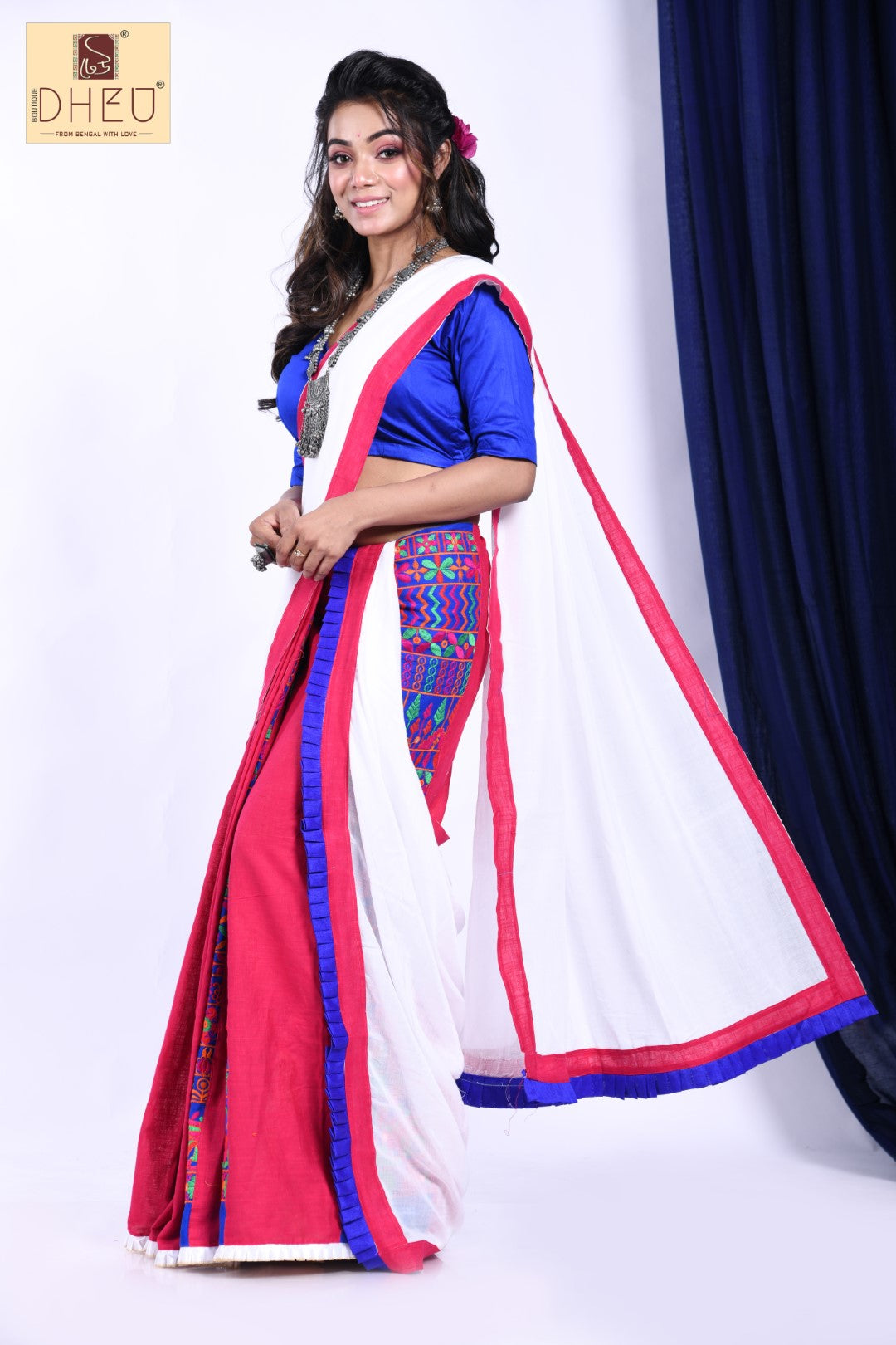 Lovebirds of Rajkot- - Dheu Designer Mekhela Couple set