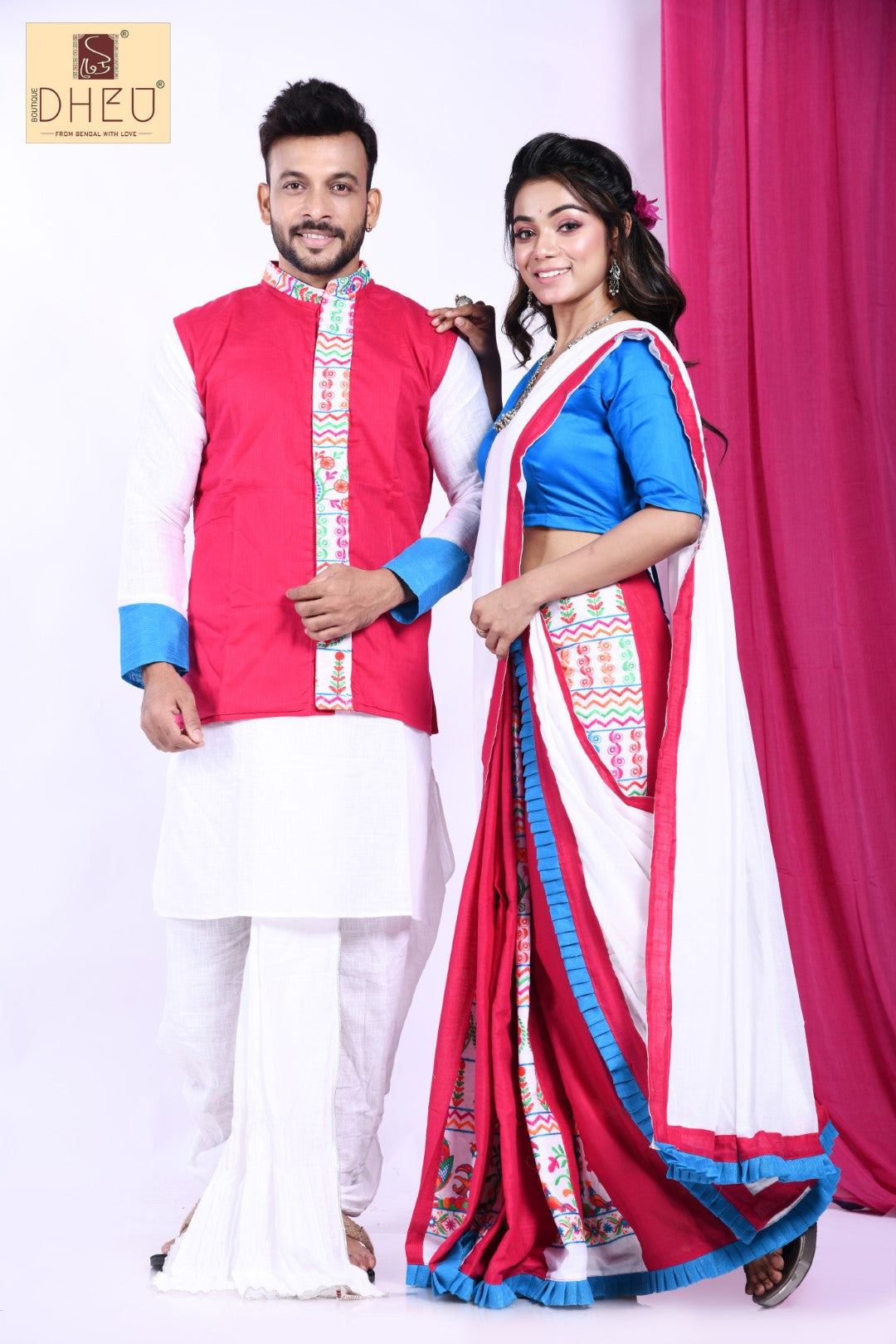 Rani ki Vav- - Mekhela-Kurta Couple Set