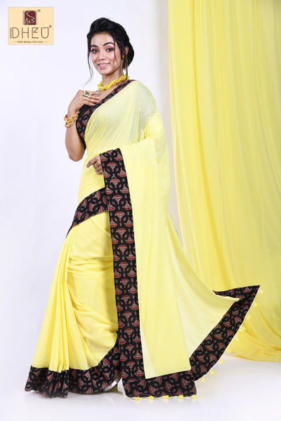 Poddo Pata -Dheu Designer saree