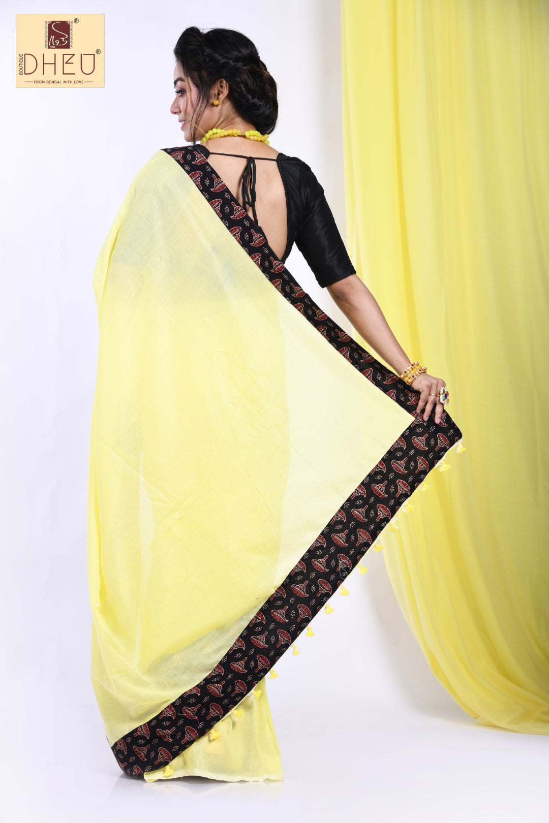 Poddo Pata -Dheu Designer saree