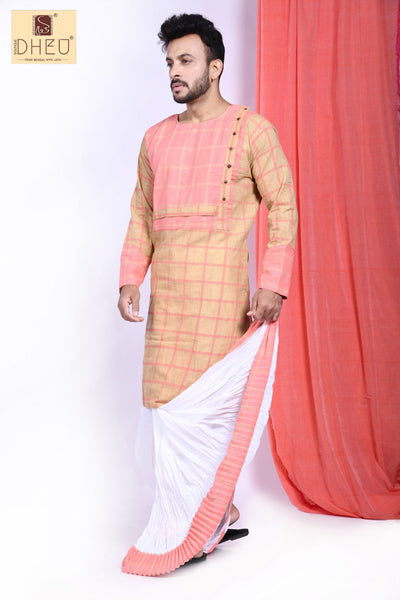 Paka Dekha- Dheu Designer Dhoti(Optional) Kurta