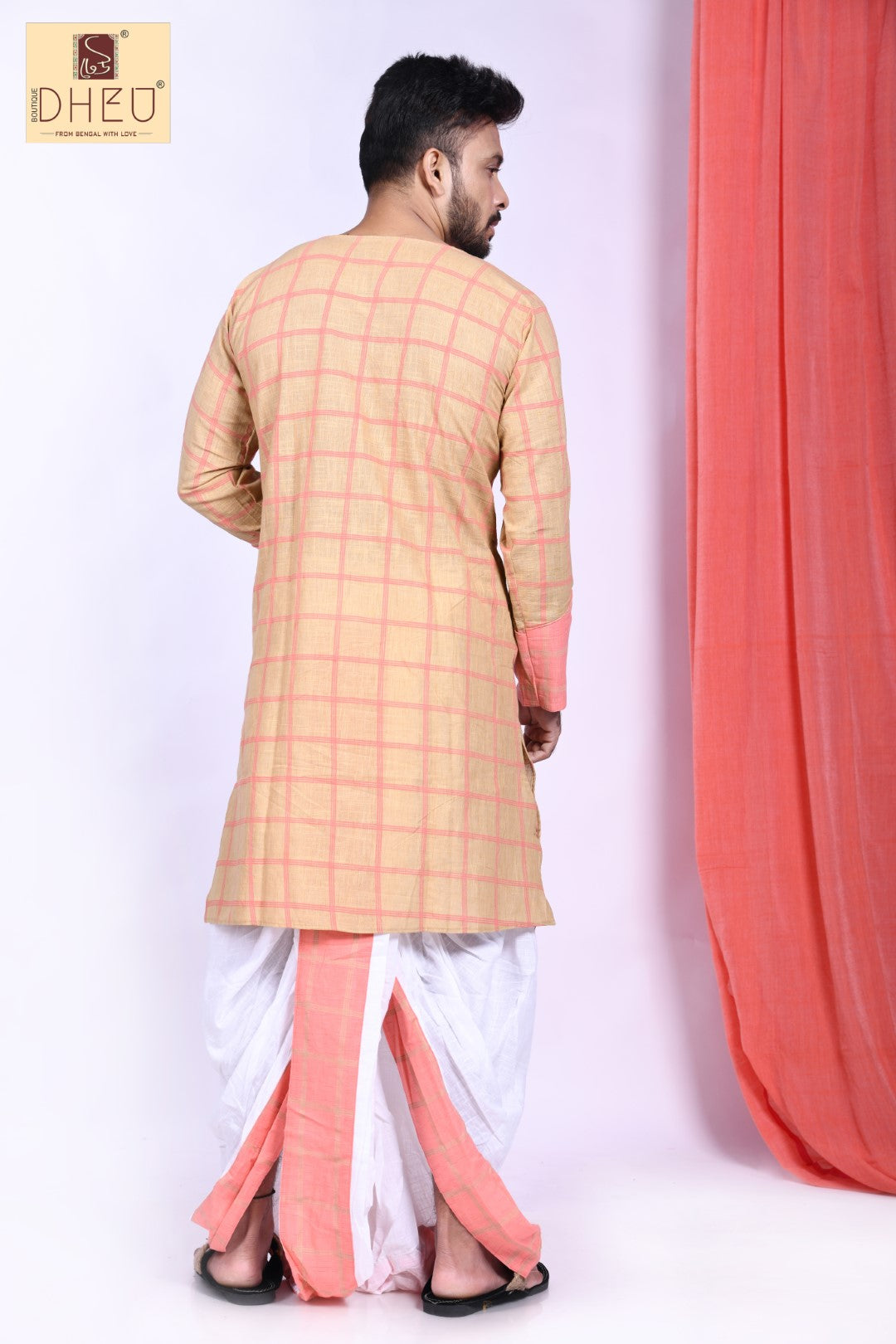 Paka Dekha- Dheu Designer Dhoti(Optional) Kurta