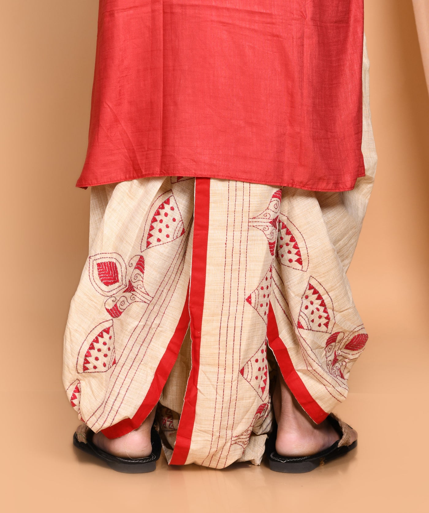 Designer Kantha Dhoti- Ready to wear