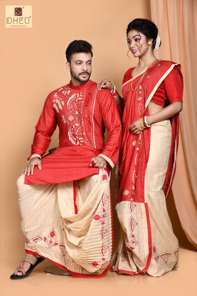 Biyer Saaj - Dheu Signature Couple set