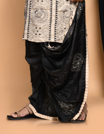 Designer Kantha Dhoti- Ready to wear