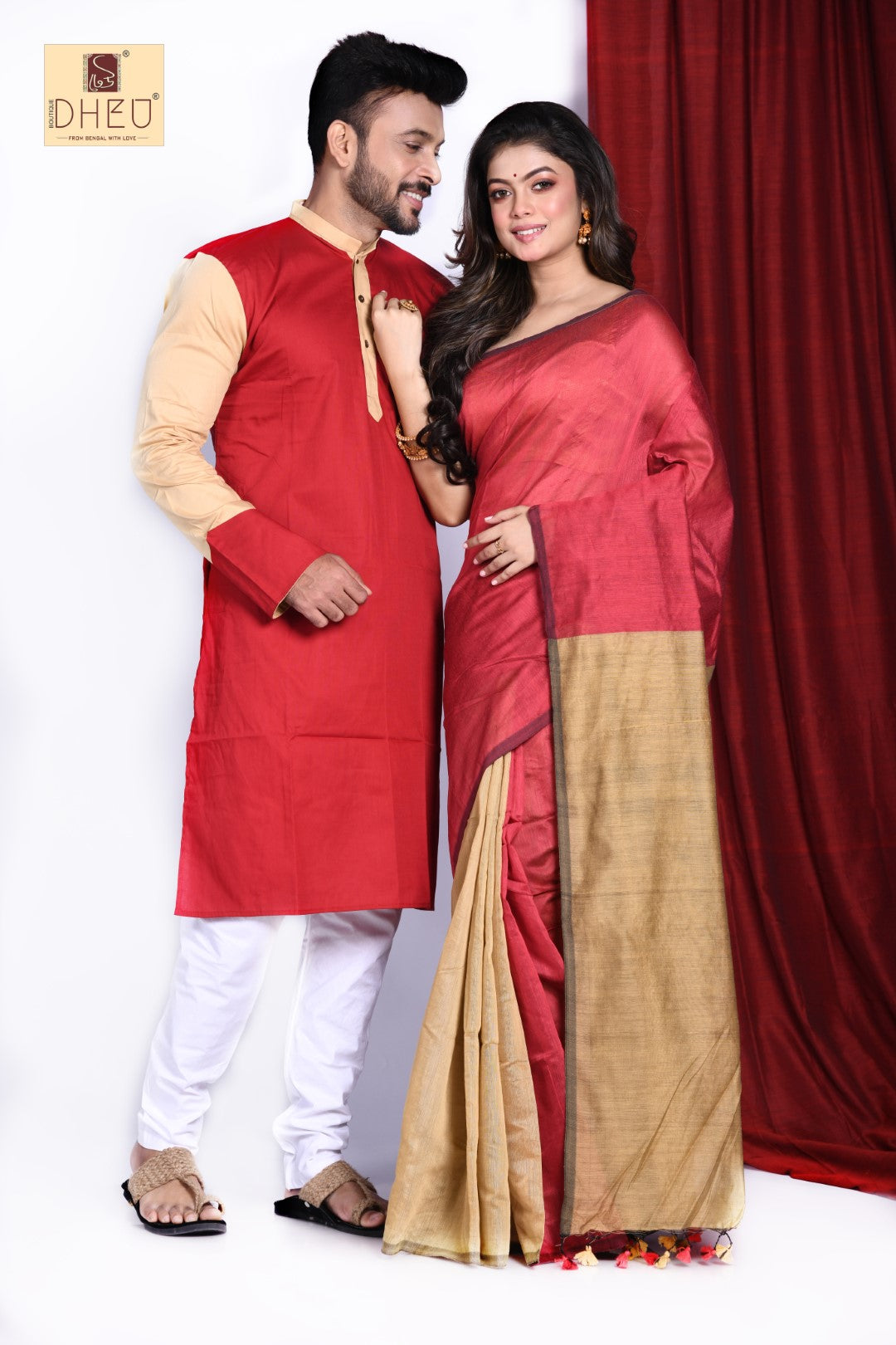 Yaadein- Festive Couple set