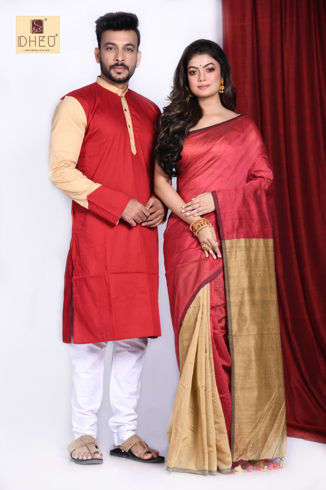 Yaadein- Festive Couple set