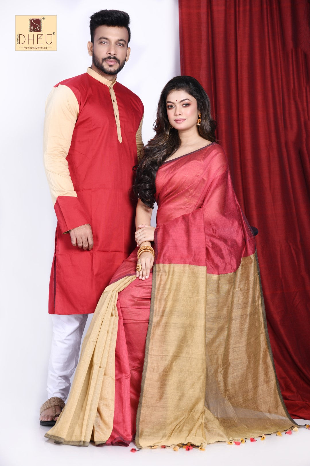 Yaadein- Festive Couple set