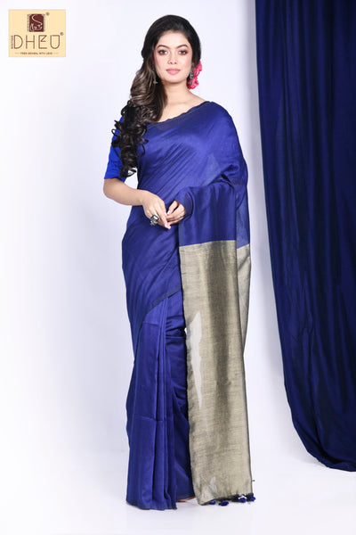 Blue Lily- Saree-Kurta Couple set