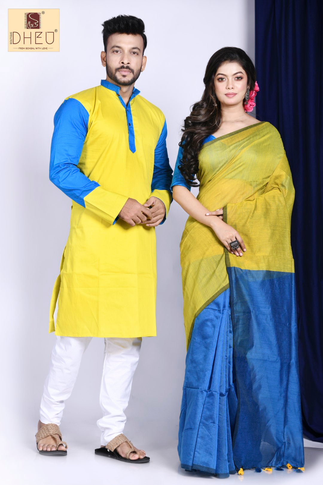 Ok Jaanu- Saree-Kurta Couple Set