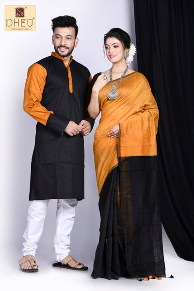 Saathiya- Saree-Kurta Couple set