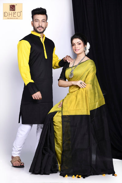 Tum Bin - Kurta-Saree Couple Set