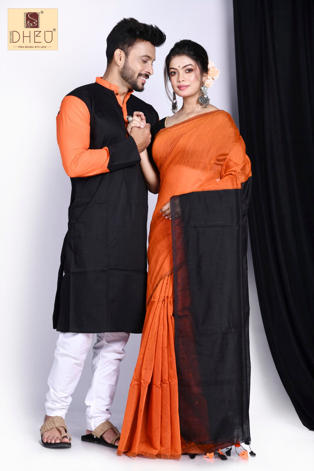 Dil Se-Kurta-Saree Couple Set