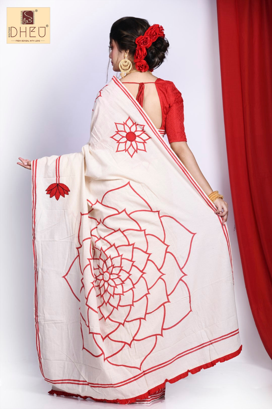 Maha Astamir Saaj- Saree-Kurta Couple Set