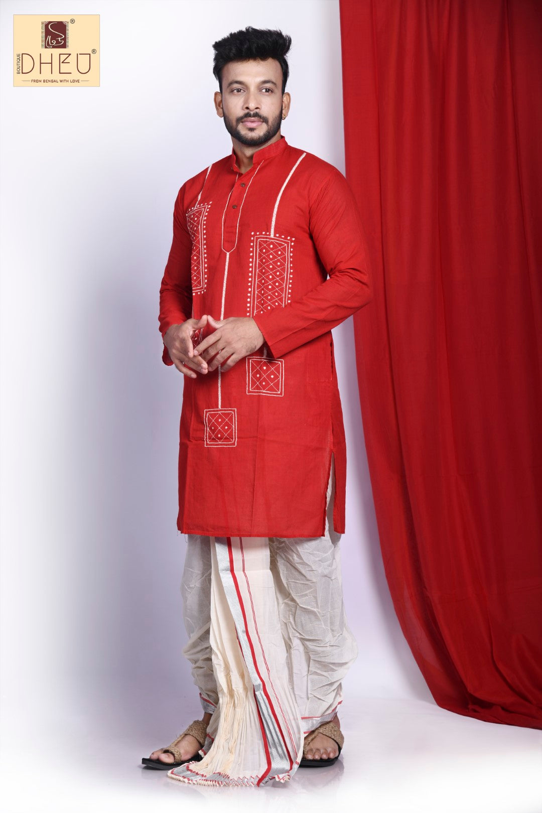 Scarlet Bee - Dheu Designer Dhoti(Optional)Kurta Set