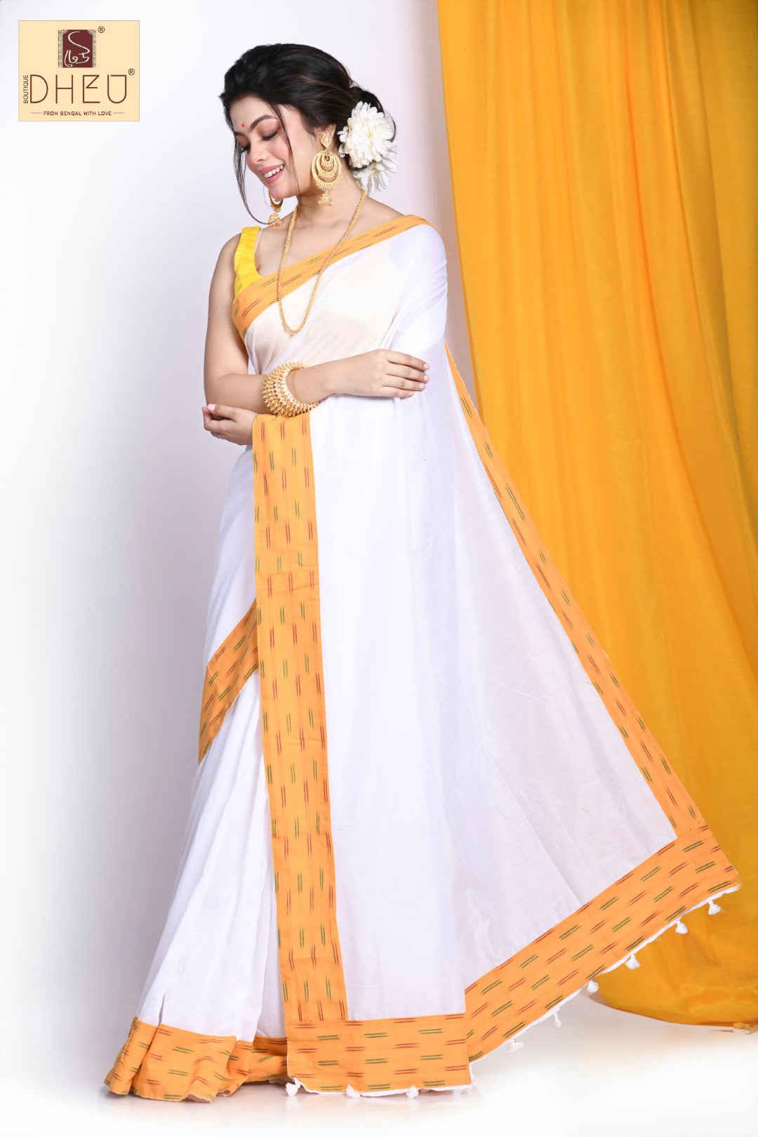 BLACK-EYED SUSAN -Dheu Designer saree