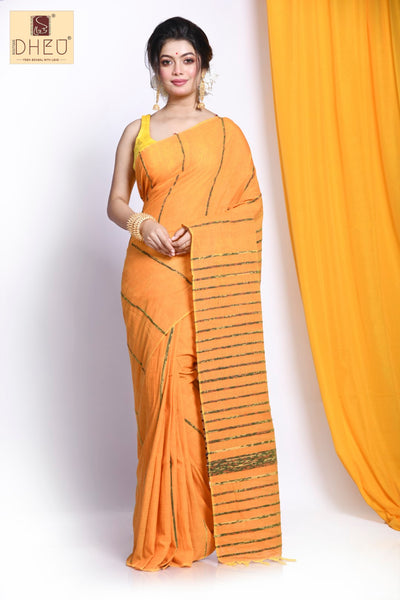 khadi Handloom Cotton saree at low cost only at dheu.in