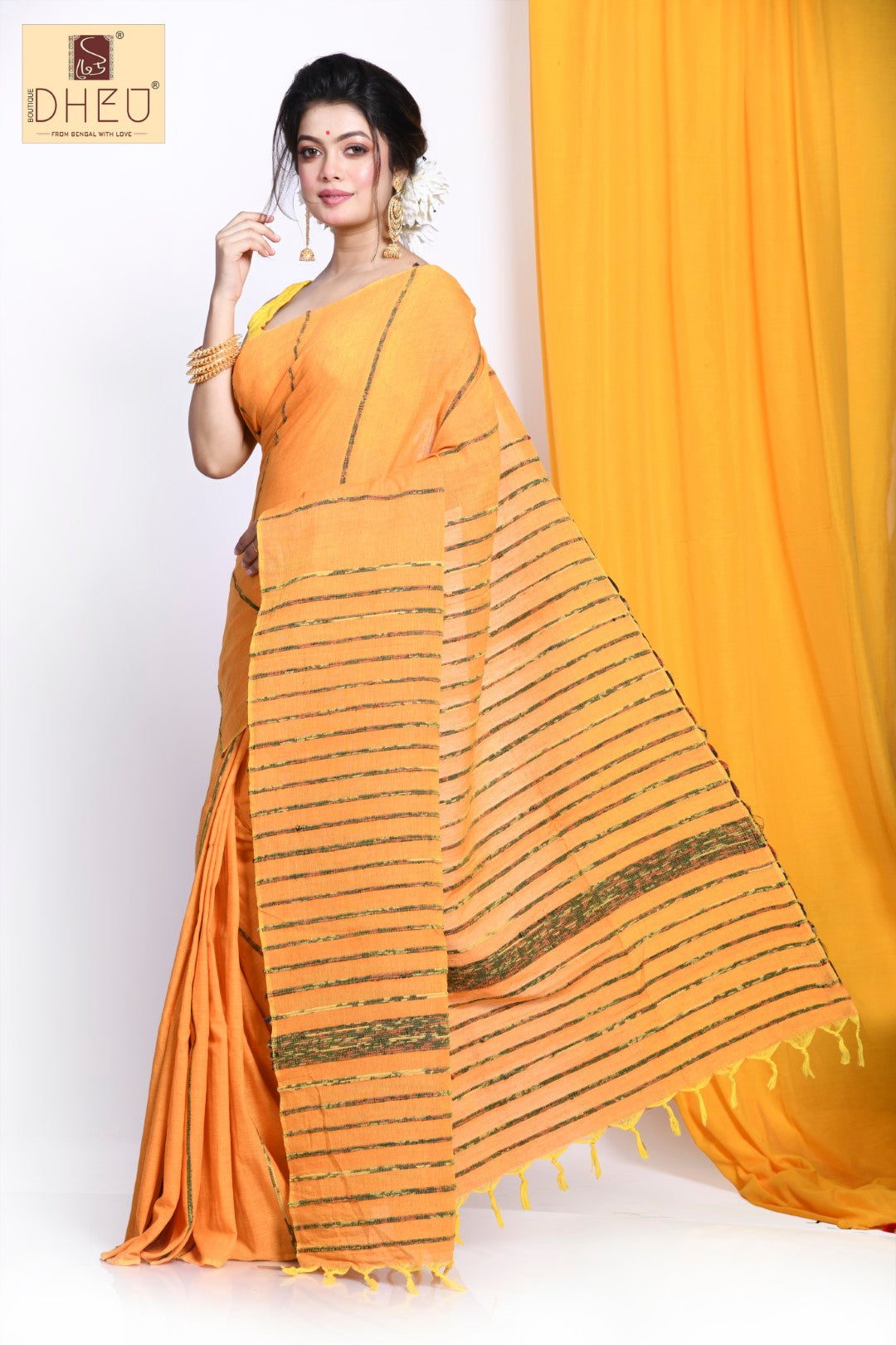 Bird of Paradise – Handloom Khes Cotton Saree