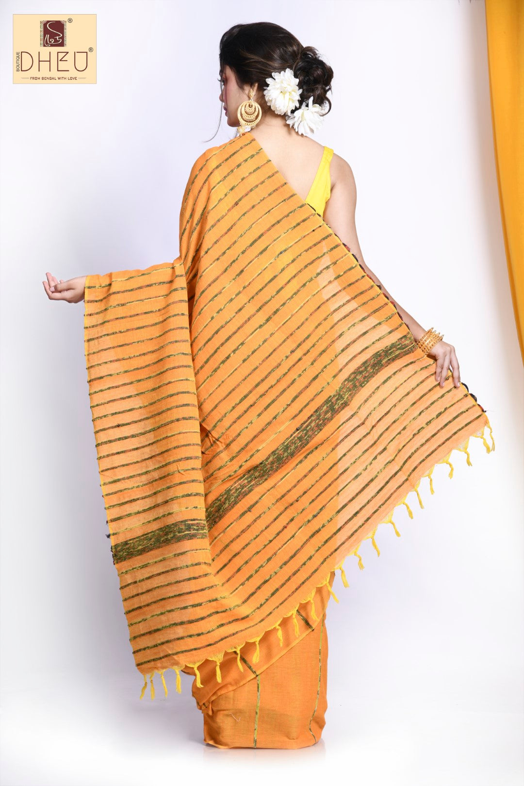 Bird of Paradise – Handloom Khes Cotton Saree