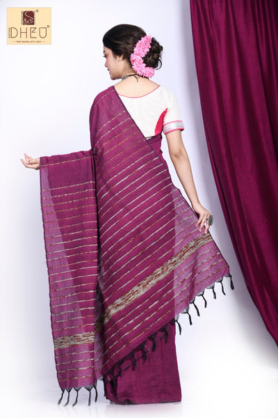 Margaret – Handloom Khes Cotton Saree