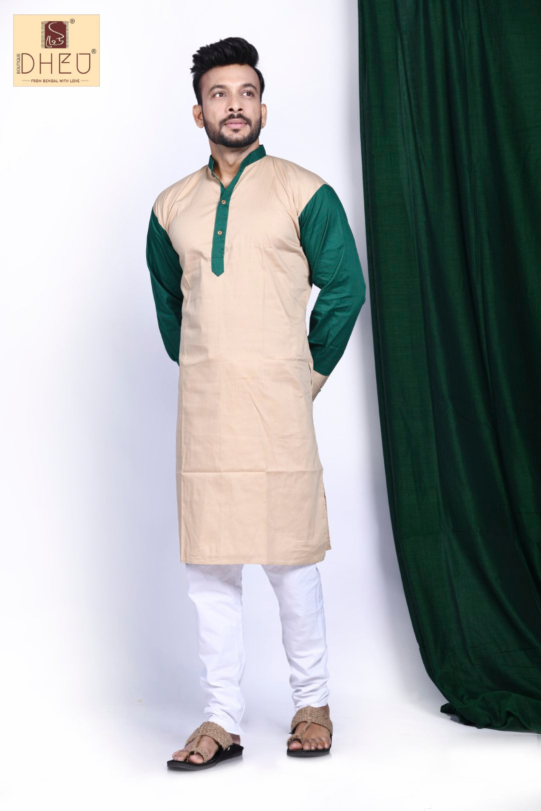 Kothay Khuji Tare-Saree-Kurta Couple Set