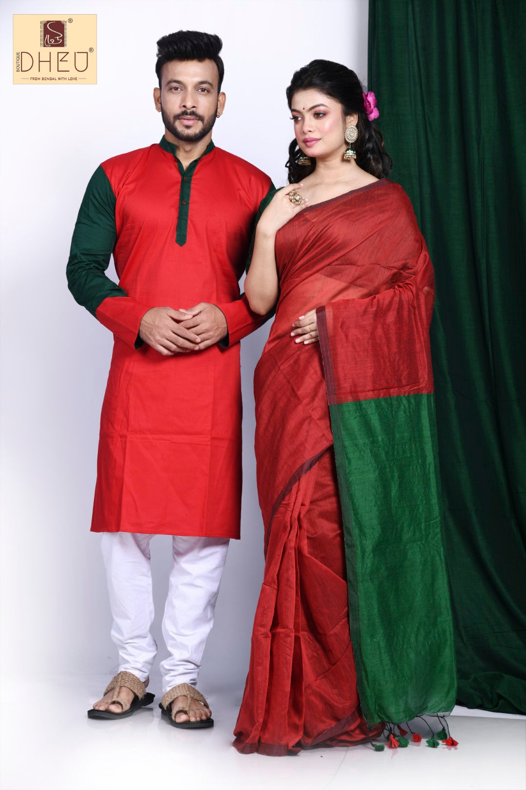 Mohun Bagan-Festive Couple set