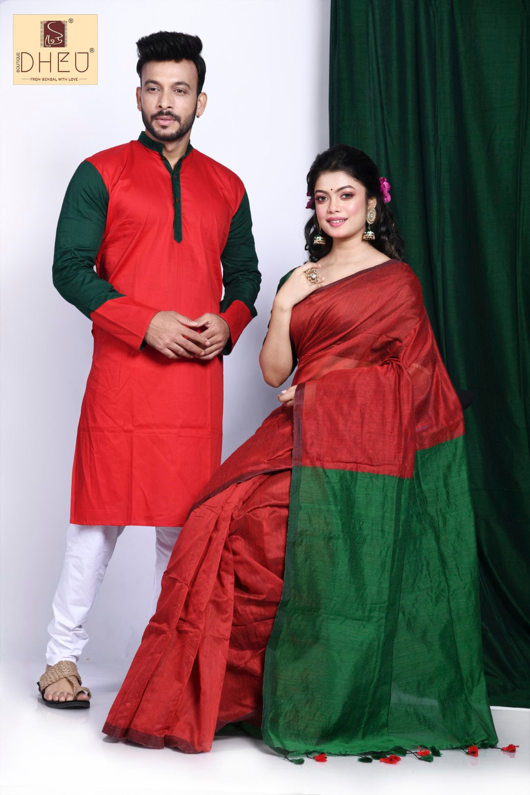 Mohun Bagan-Festive Couple set