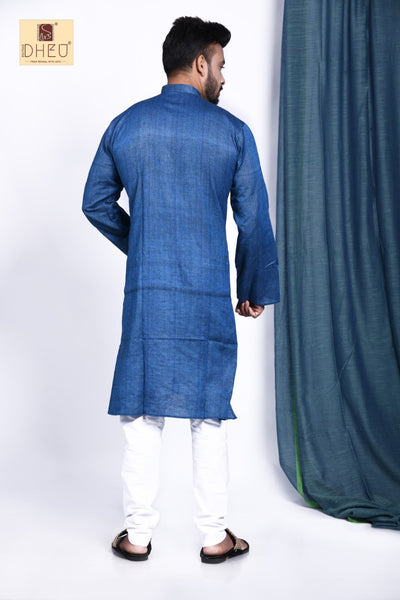 Desert Bluebells - Pure Cotton Kurta