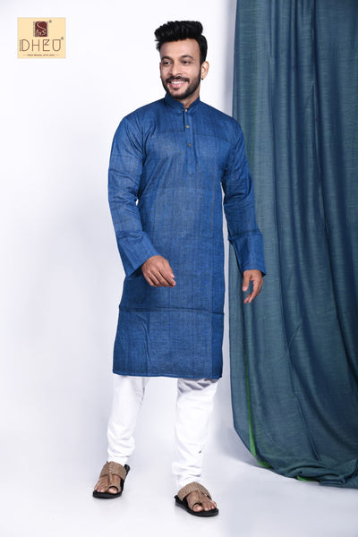 Desert Bluebells - Pure Cotton Kurta