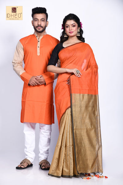 Kuch Kuch Hota Hain- Saree-Kurta Couple Set