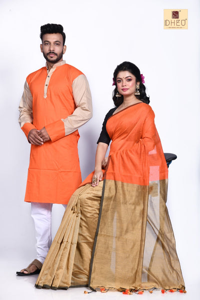 Kuch Kuch Hota Hain- Saree-Kurta Couple Set