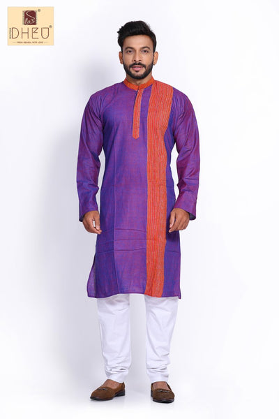 Casual designer purple kurta at low cost only in dheu.in