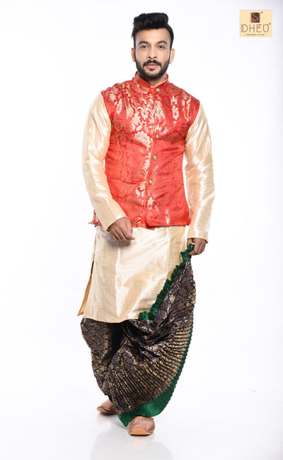 Saat Phere- Dheu Designer Dhoti(Optional)Kurta Set