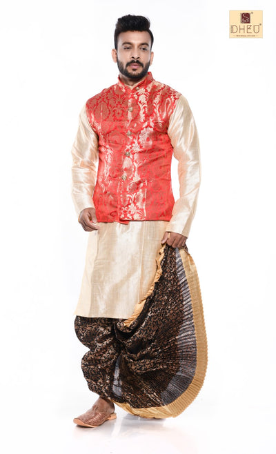 Prince of Mysore- Dheu Designer Dhoti(Optional)Kurta Set