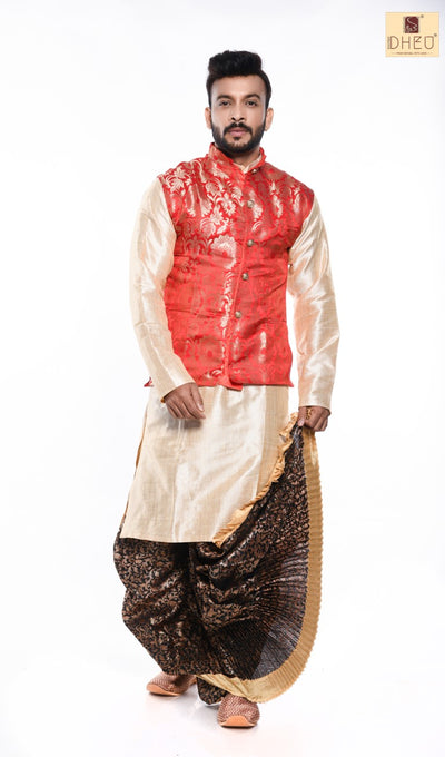 Prince of Mysore- Dheu Designer Dhoti(Optional)Kurta Set