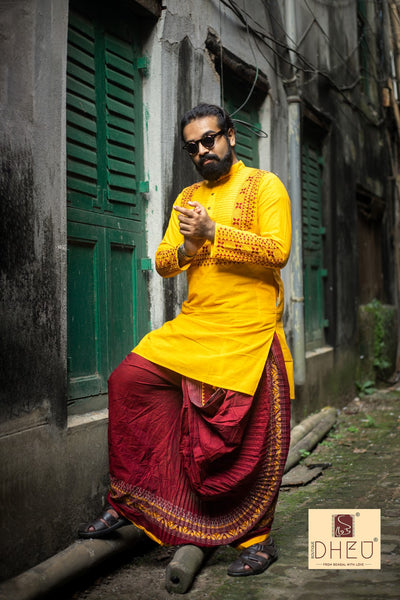 Anyo Basanto-Kurta+ Dhoti(Optional)