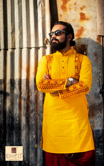 Anyo Basanto-Kurta+ Dhoti(Optional)