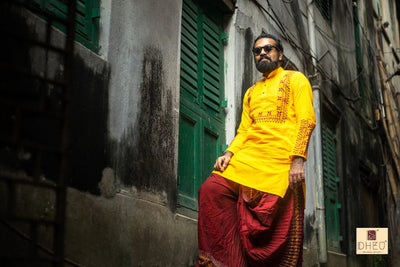 Anyo Basanto-Kurta+ Dhoti(Optional)